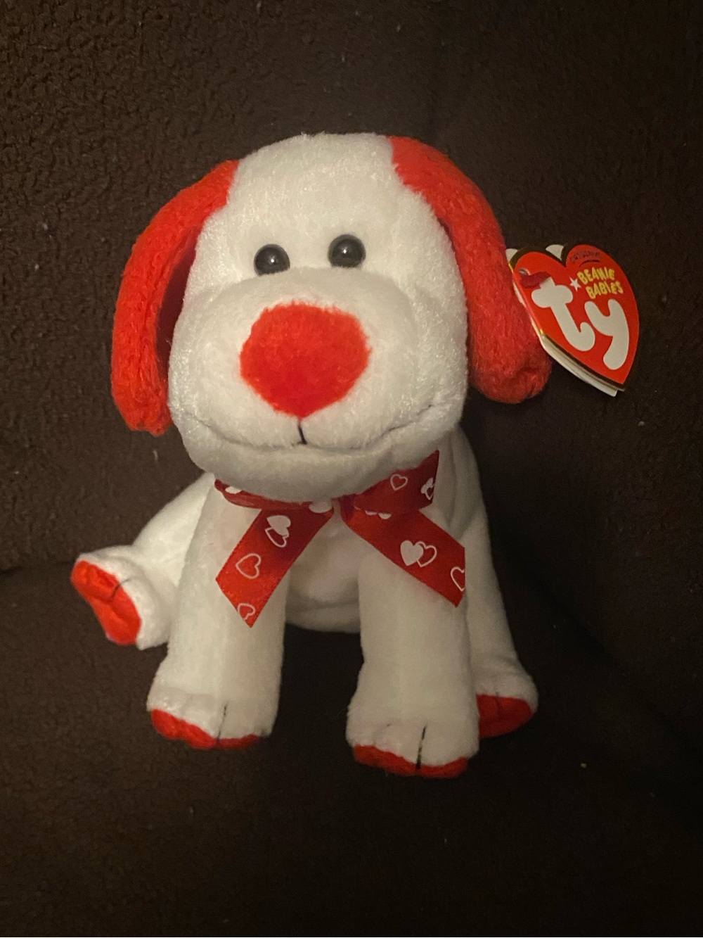 Ty heartbeat dog beanie baby